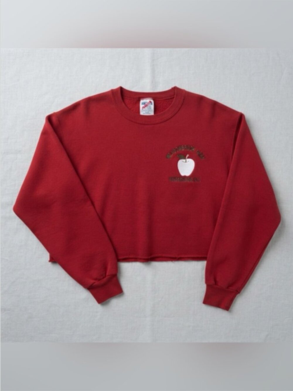 Meadowbrook Farm Cropped Crewneck Sweatshirt